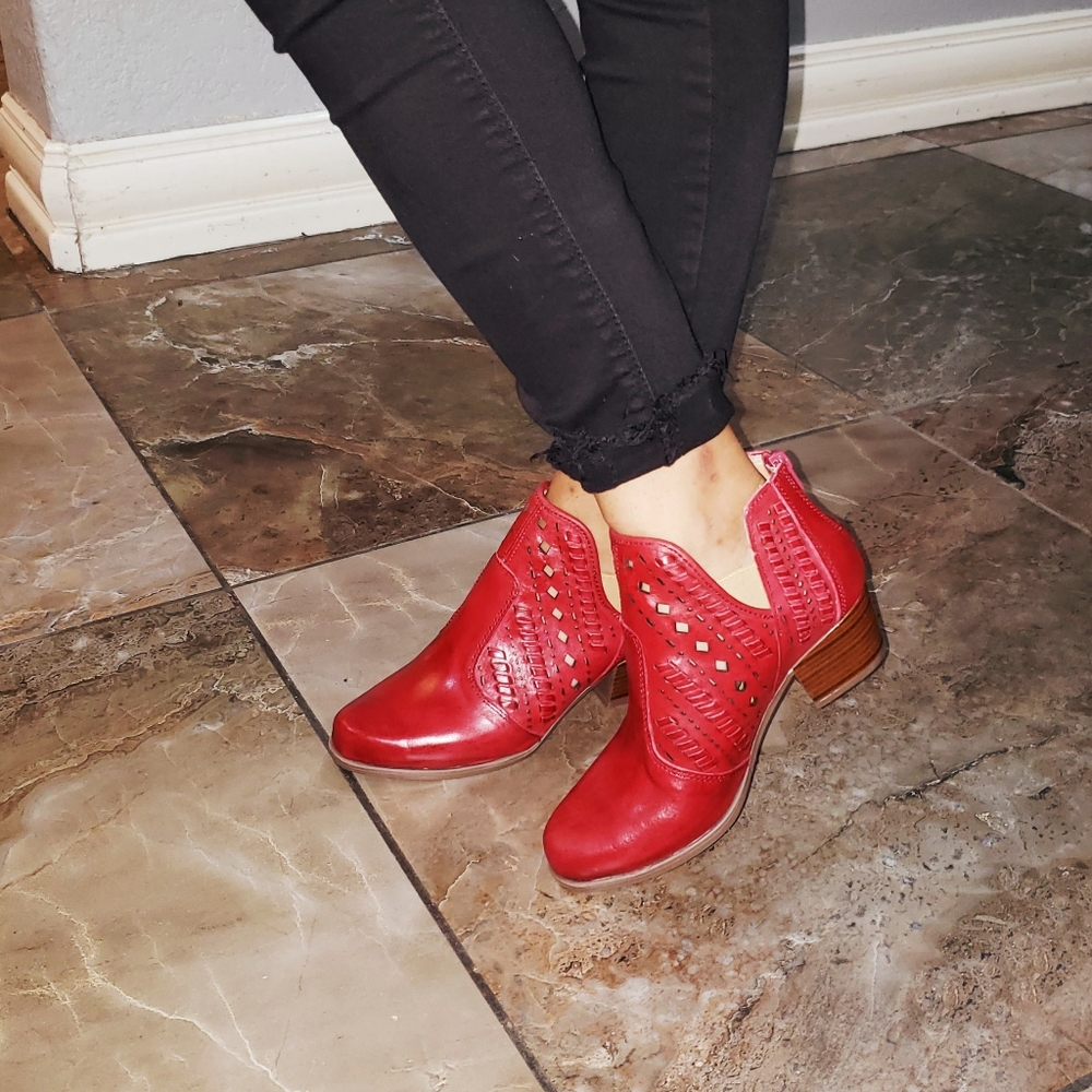 Leather Booties - Picture 5 of 7